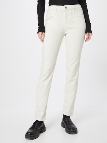 Coupe slim Pantalon 'SHAKIRA' BRAX en blanc : devant