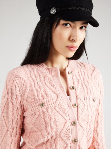 GUESS Knit cardigan 'CHIBA' in Pink