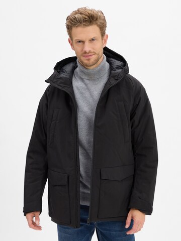 Nils Sundström Jacke in Schwarz: Vorderseite