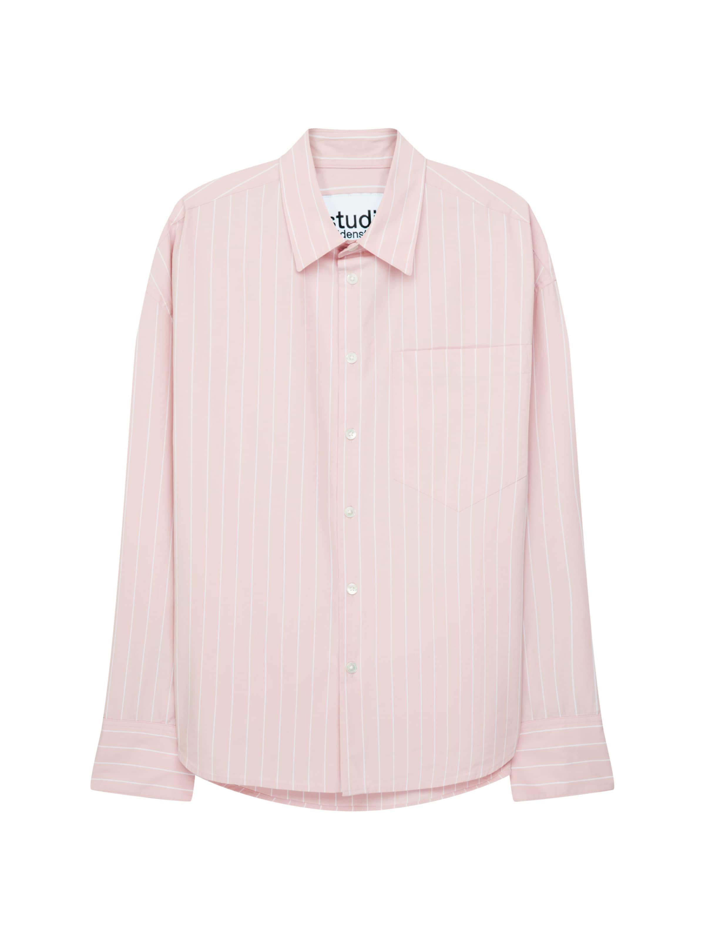 Studio Seidensticker Comfort fit Overhemd in Roze: voorkant