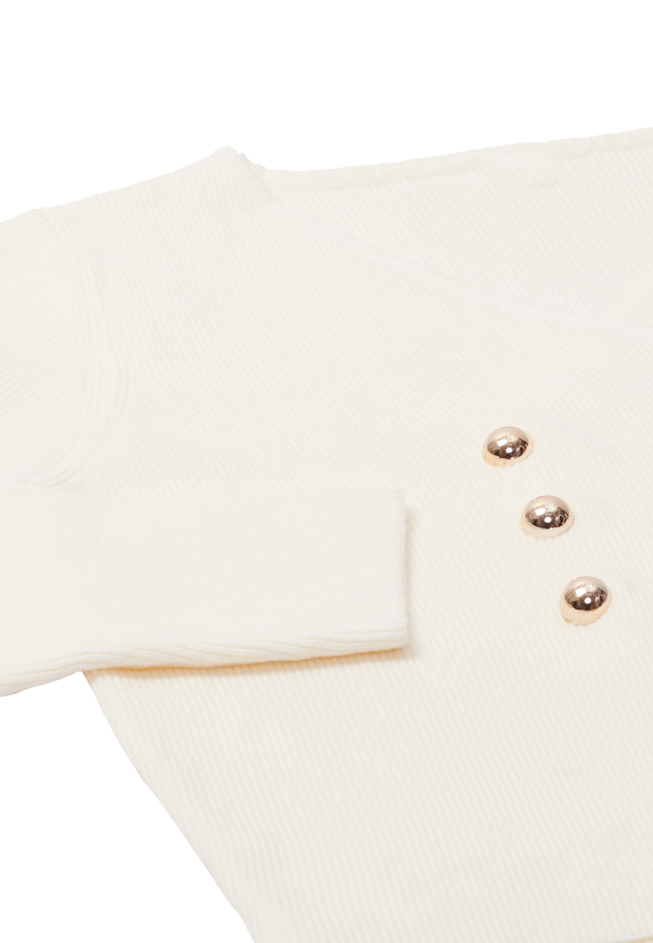 NAEMI Cardigan i hvid