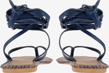 faina Sandalen met riem in Blauw