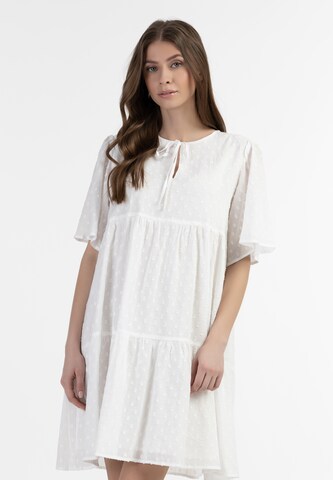 DreiMaster Vintage - Vestido de verão em branco