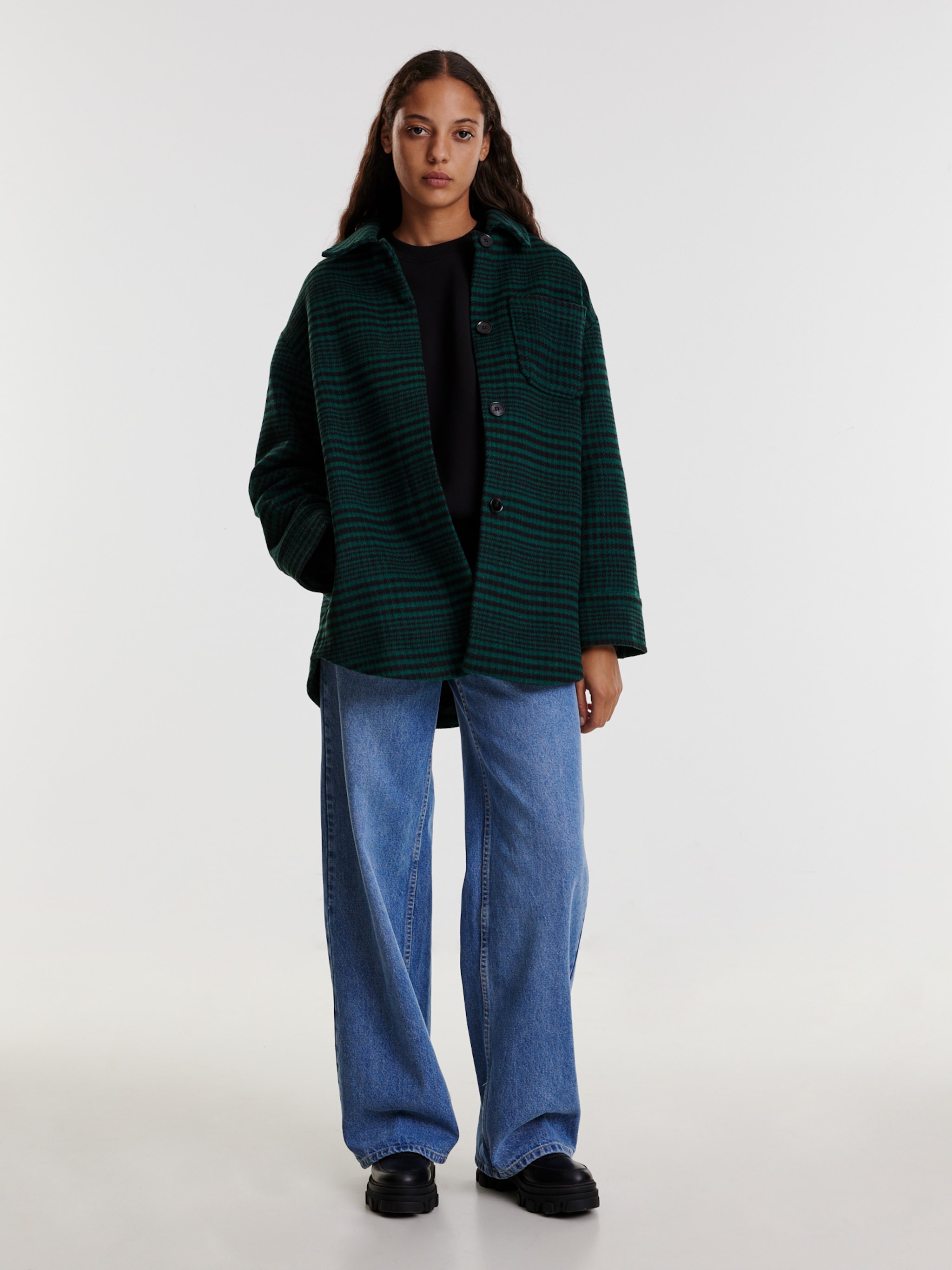 EDITED Produkte Jacke 'Leinani' grün