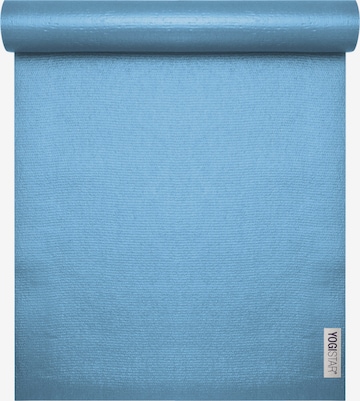 YOGISTAR.COM Matte in Blau: Vorderseite