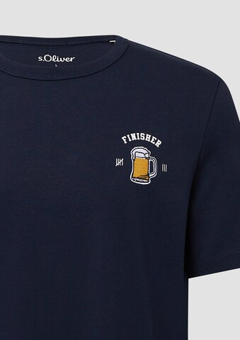 T-Shirt s.Oliver en bleu