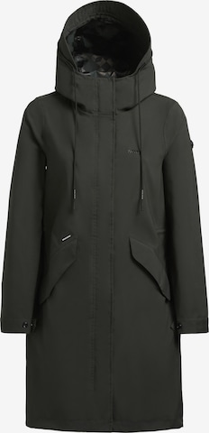 khujo Демисезонное пальто 'Elea' в Зеленый: спереди