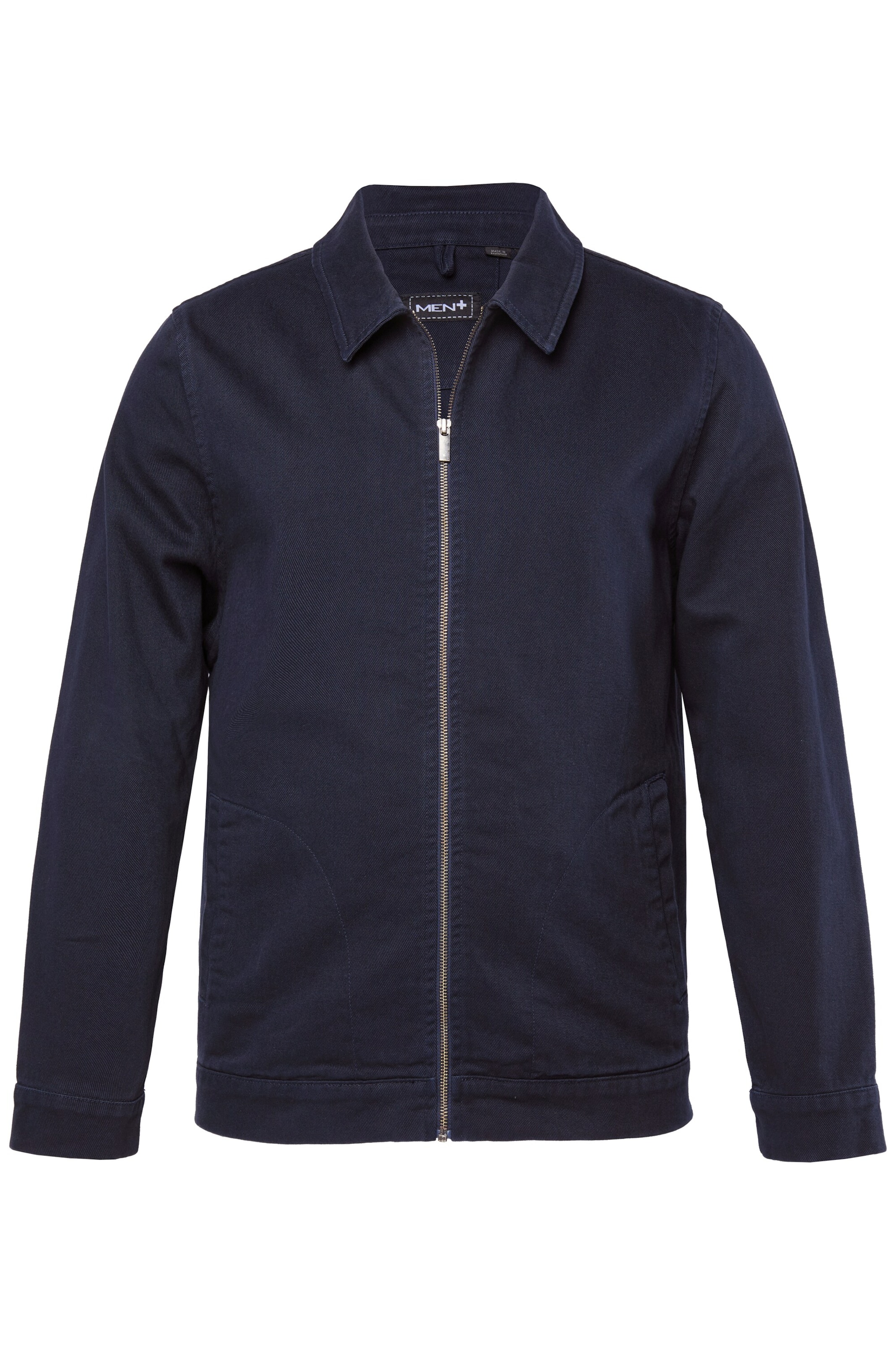 Men Plus Übergangsjacke in Blau: Vorderseite