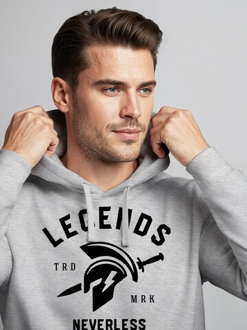 Neverless Sweatshirt 'Legends' in Grey