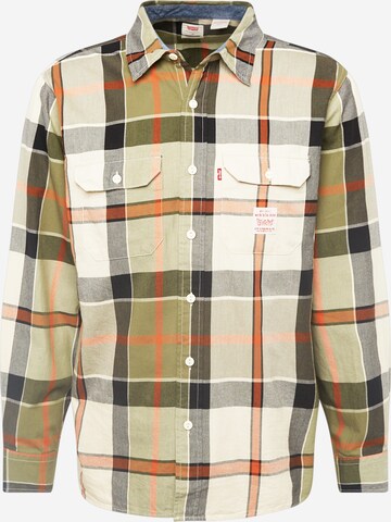 LEVI'S ® - Ajuste regular Camisa en verde: frente