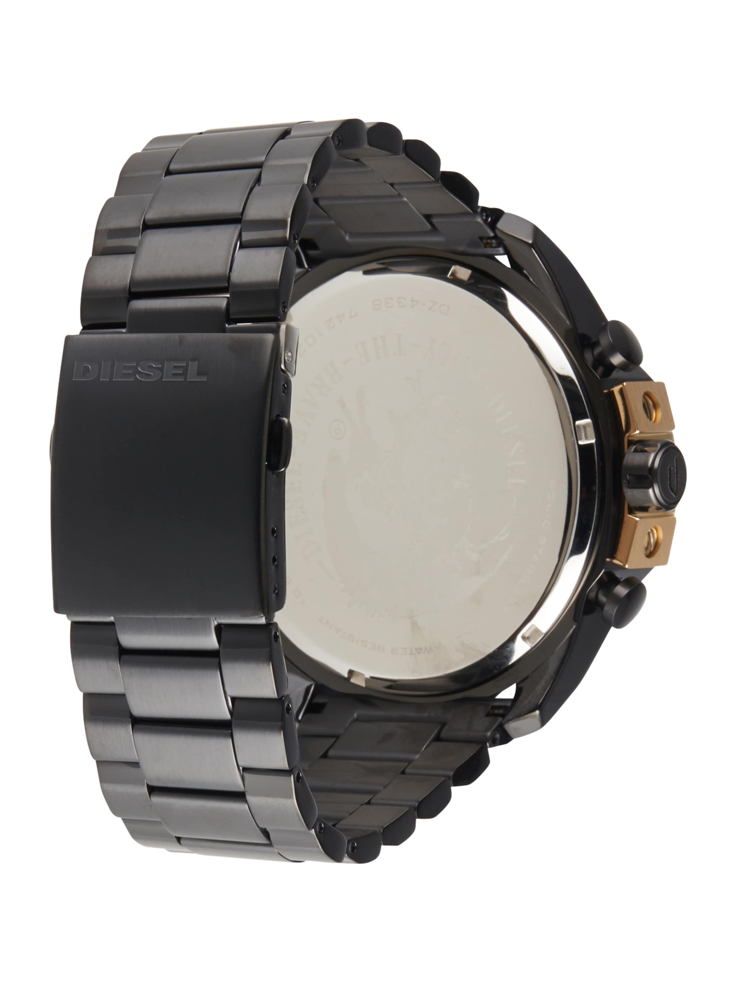 DIESEL Аналоговые часы 'MEGA CHIEF, DZ4338' в Черный