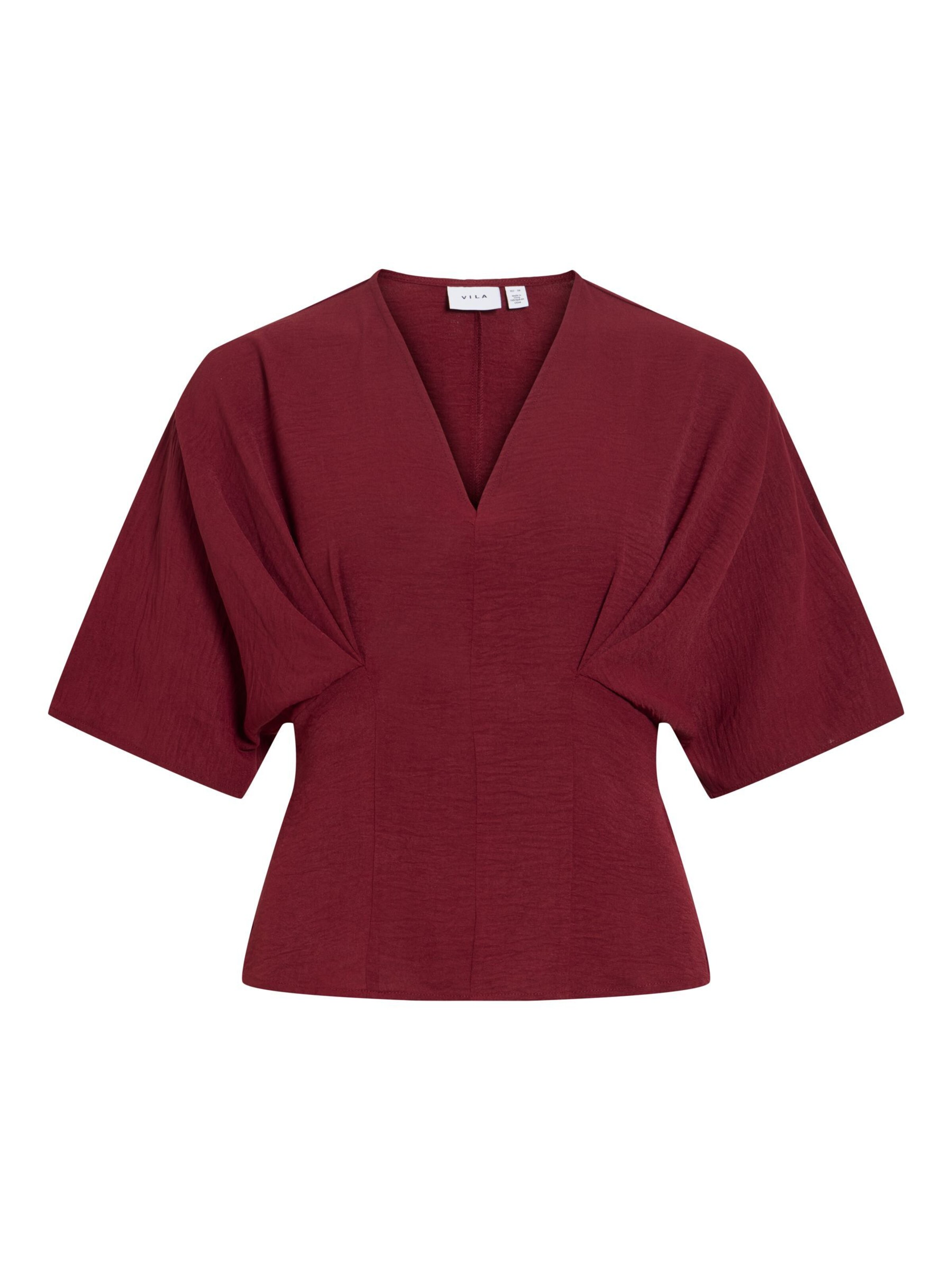 VILA Blouse in M in de kleur Rood, Productweergave