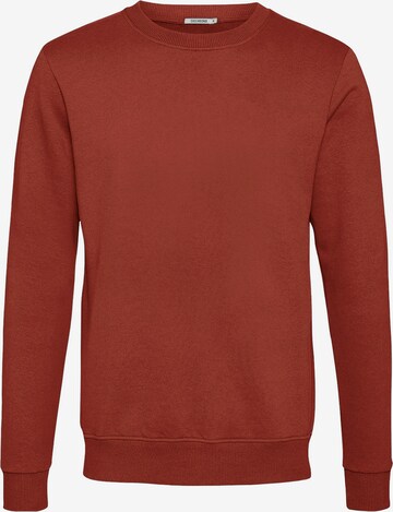GREENBOMB Sweatshirt 'Wild Basic' in Rood: voorkant