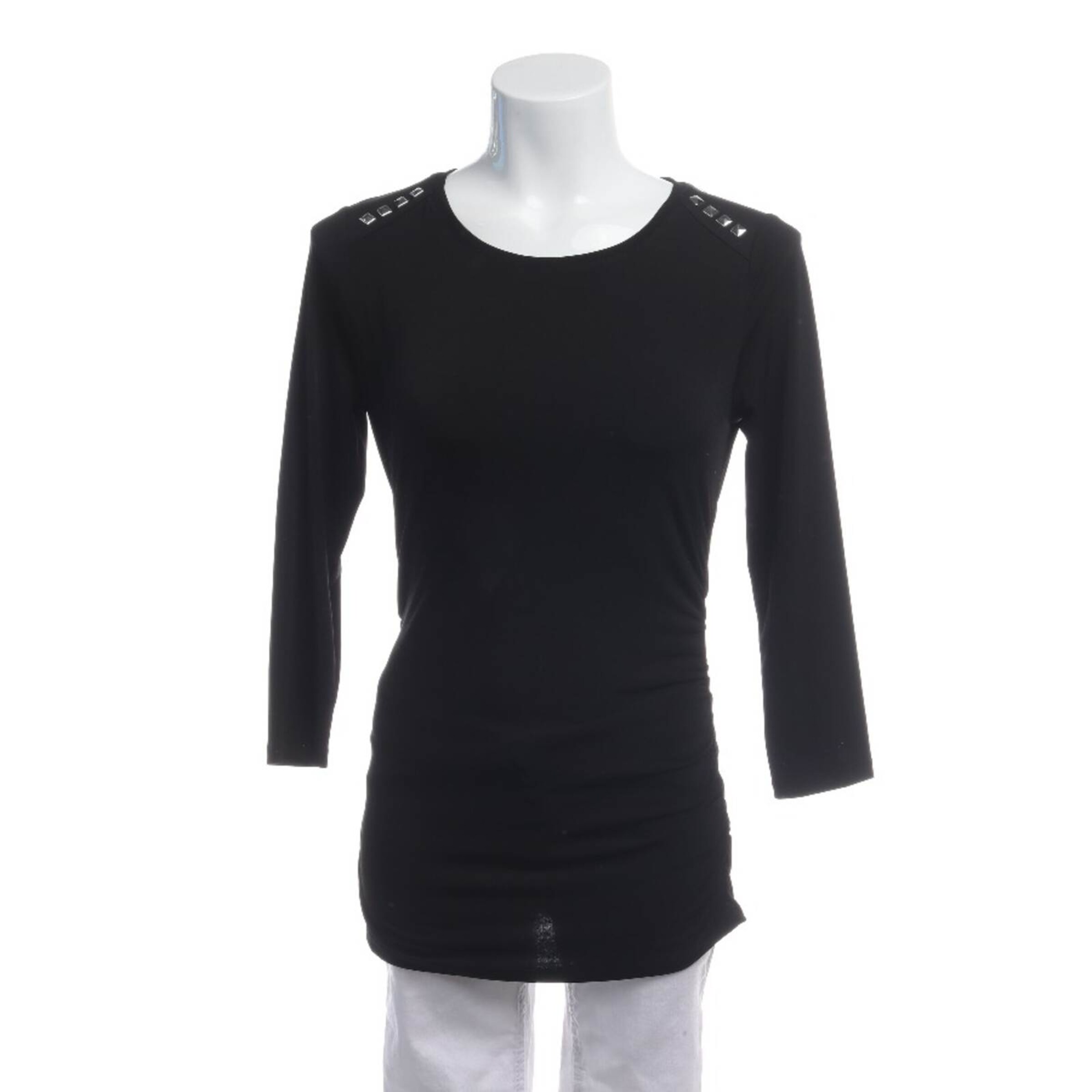 Michael Kors Shirt langarm S in Schwarz: Vorderseite