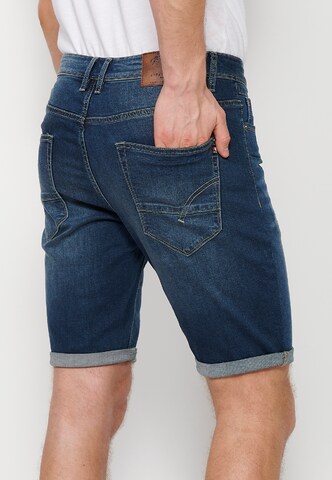 KOROSHI Slimfit Shorts in Blau