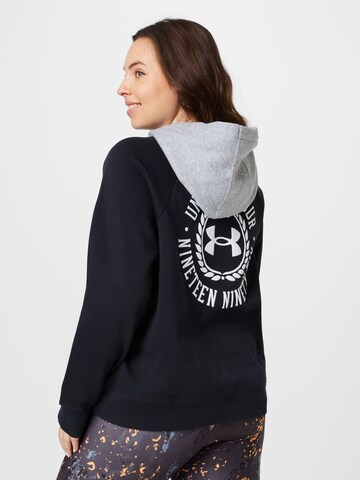 UNDER ARMOUR Sport sweatshirt 'Rival' i svart