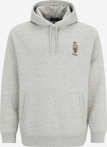 pilka Polo Ralph Lauren Big & Tall Megztinis be užsegimo: priekis