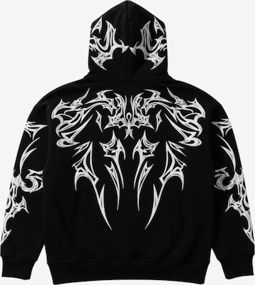 Kleidermafia Collegepaita 'Oversize Mafia Tribal Hoodie - Black' värissä musta: etupuoli