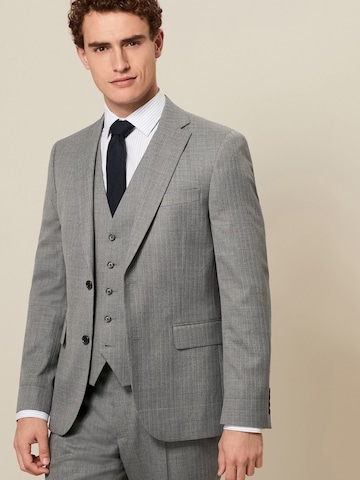 Next Slim fit Suknjič | siva barva: sprednja stran