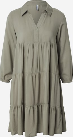 Sublevel Dress in Green: front