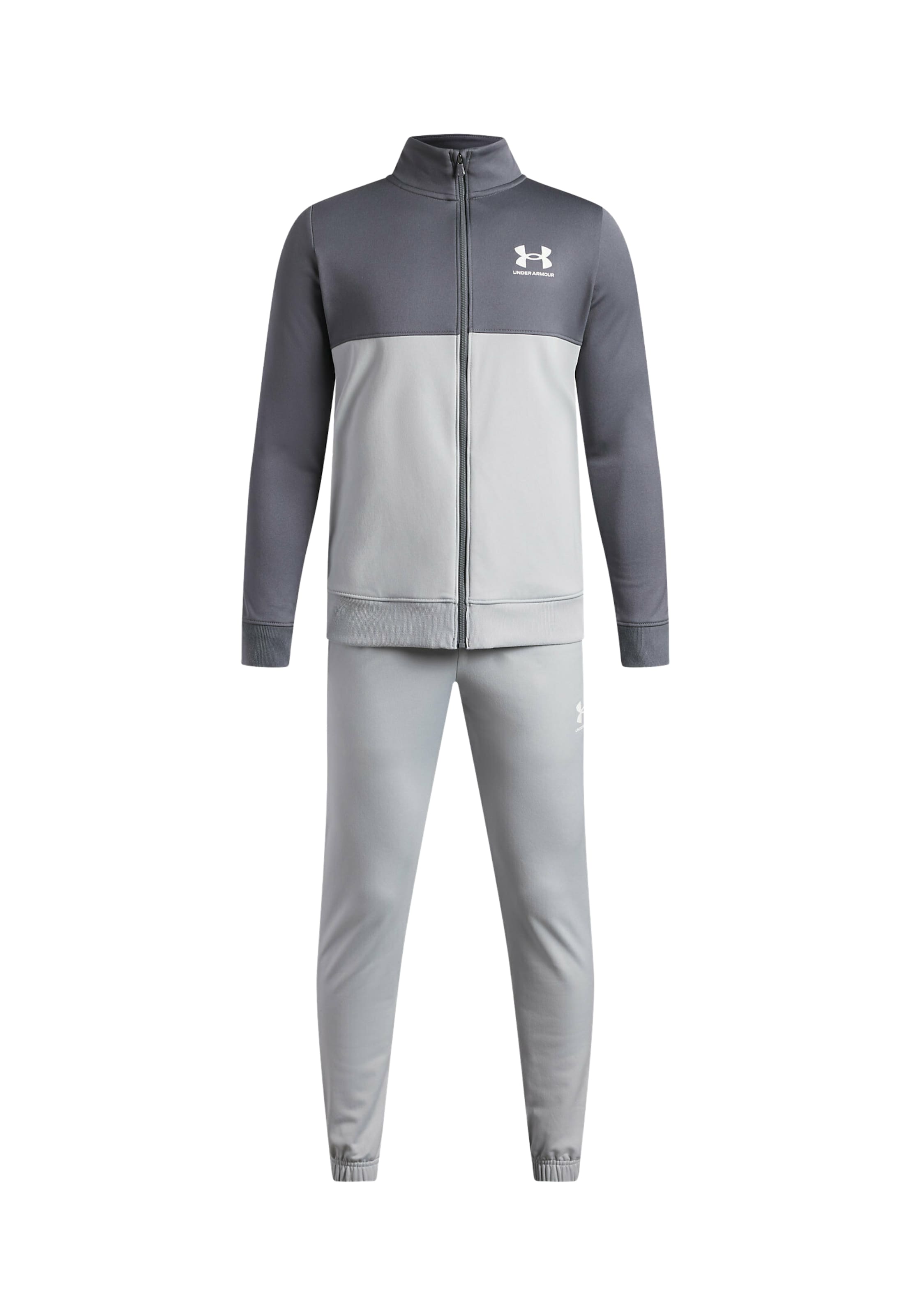 UNDER ARMOUR - Chándal en gris: frente