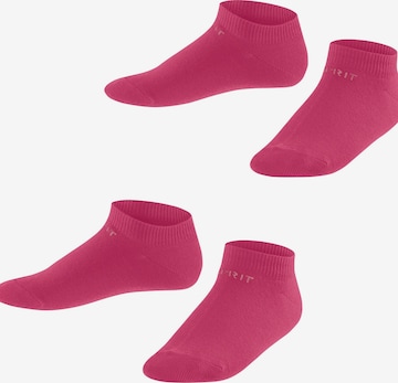 ESPRIT Socken 'Foot Logo 2-Pack' in Rot: Vorderseite
