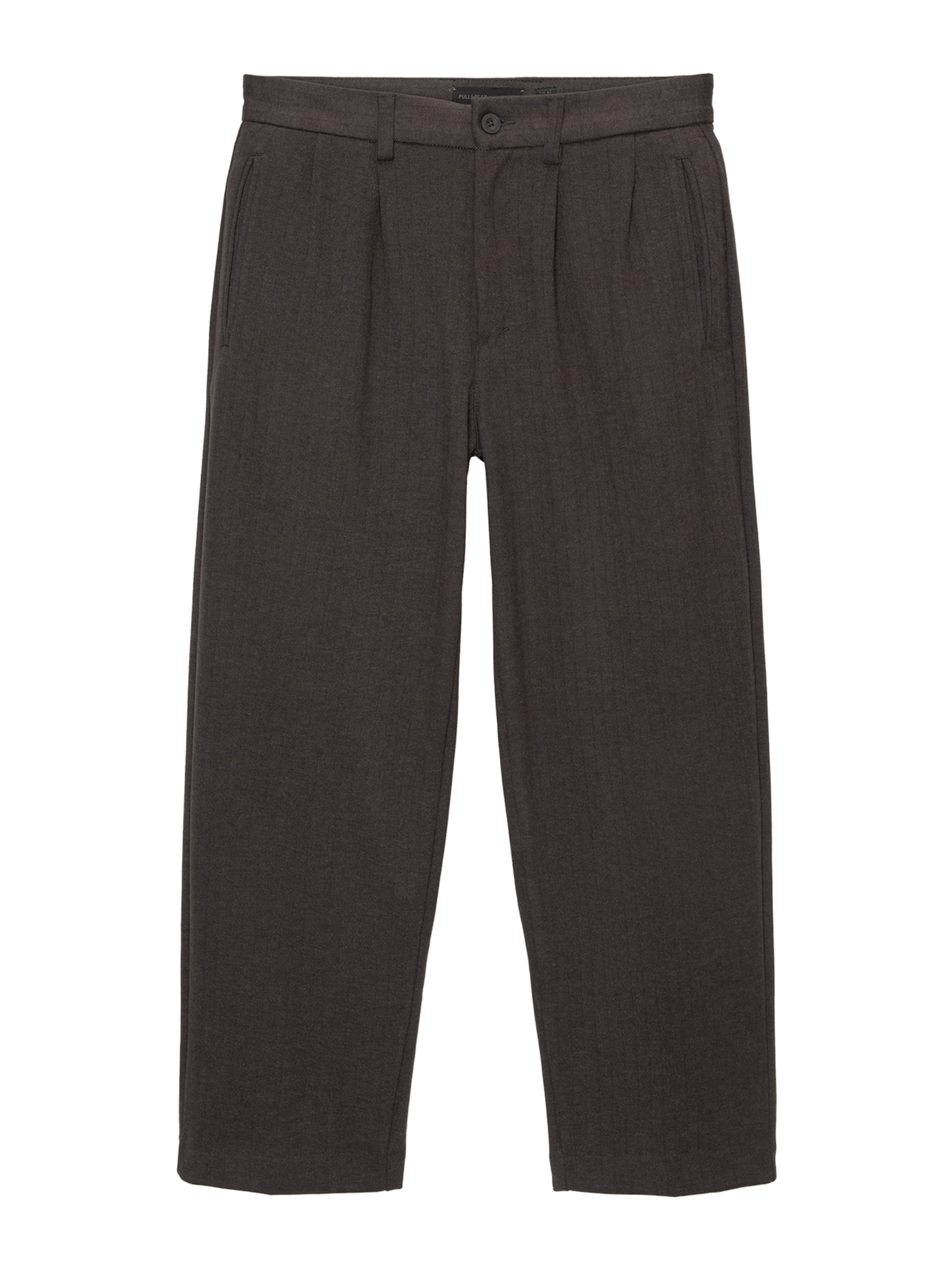 Pull&Bear Loosefit Hose in Grau: Vorderseite