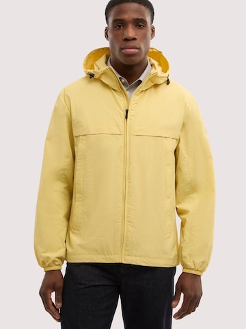 Trussardi - Chaqueta de entretiempo en amarillo: frente