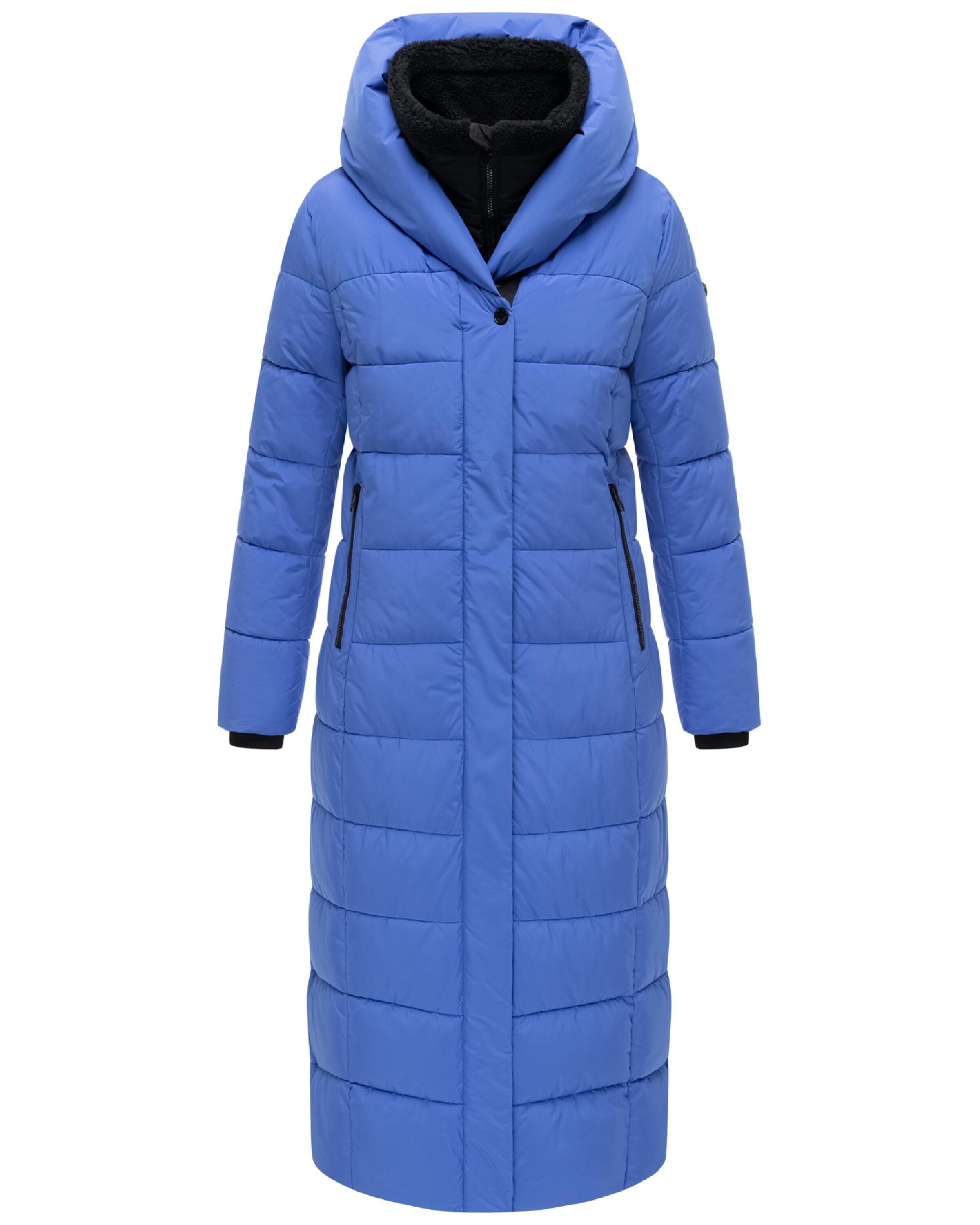 MARIKOO Winter coat 'Pakoraa 16' in Blue: front