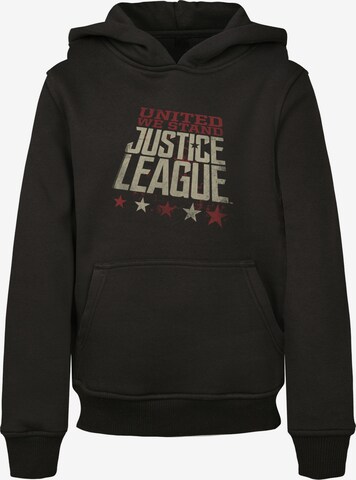 F4NT4STIC Sweatshirt 'DC Comics Justice League Movie United We Stand' in Zwart: voorkant