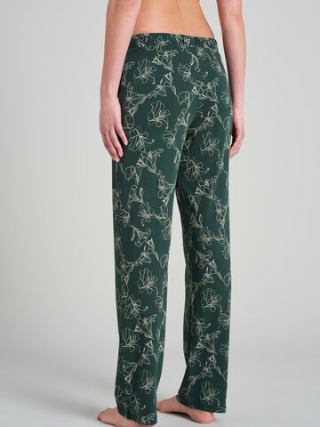 Pantalon de pyjama 'Mix & Relax' SCHIESSER en vert