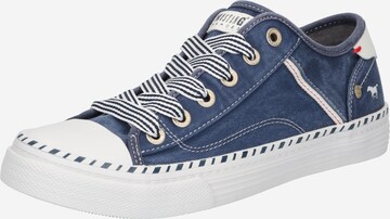 MUSTANG Sneakers laag in Blauw: voorkant