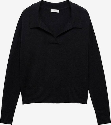 MANGO TEEN Sweater 'Polito' in Black: front
