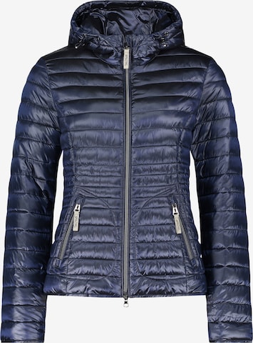 Cartoon Winter Jacket in Blue: front