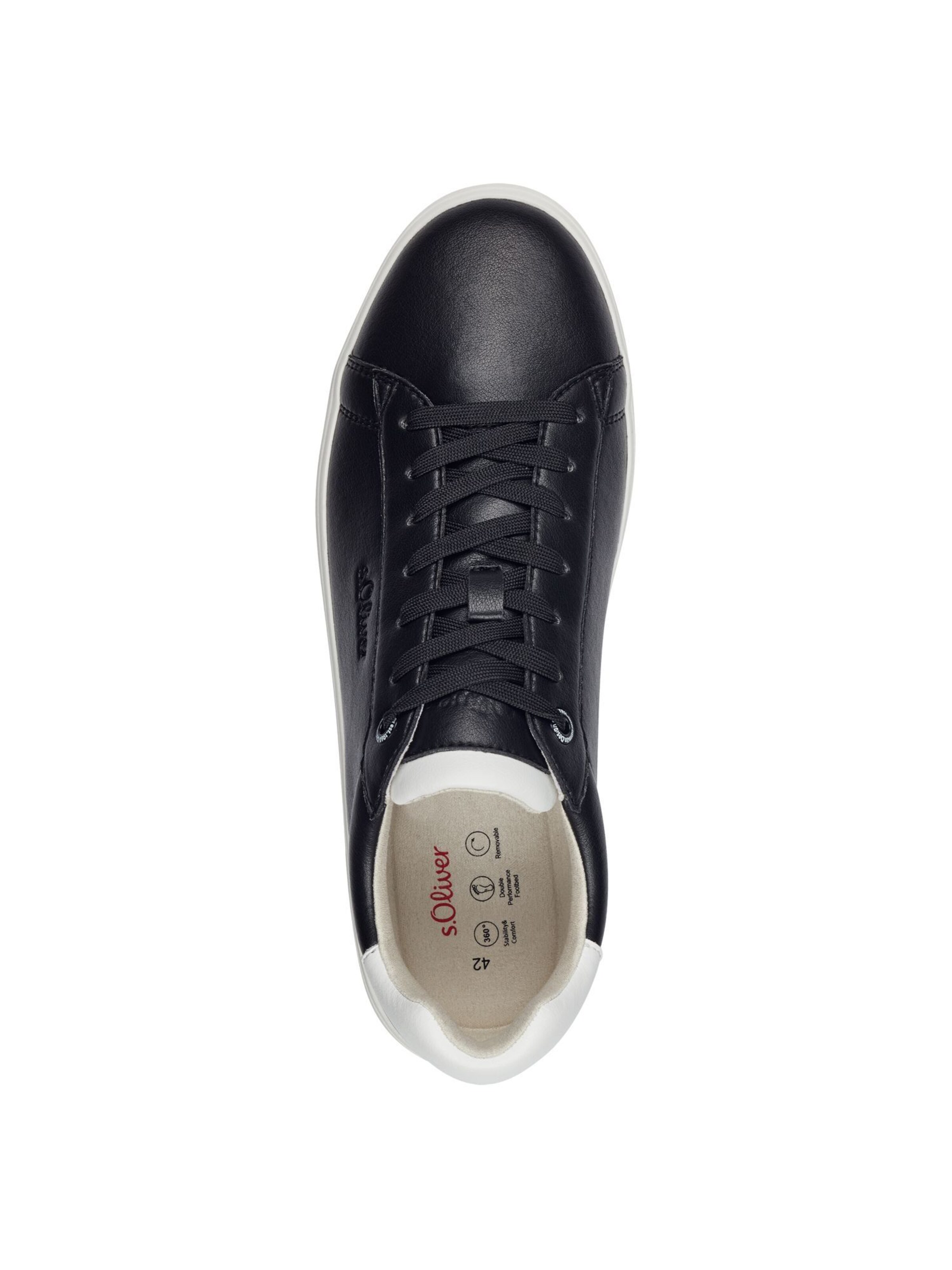 s.Oliver Platform trainers in Black