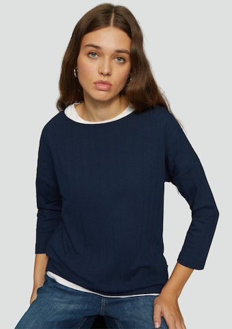 QS Shirt in Blauw