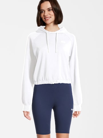 FILA Athletic Sweatshirt 'BAALBERGE' in White: front