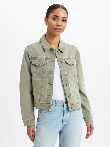 s.Oliver Jeansjacke ' ' in Grün: Vorderseite