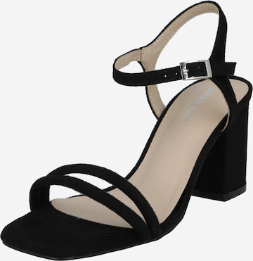 ABOUT YOU Sandals 'Sienna Heels' in Black: front