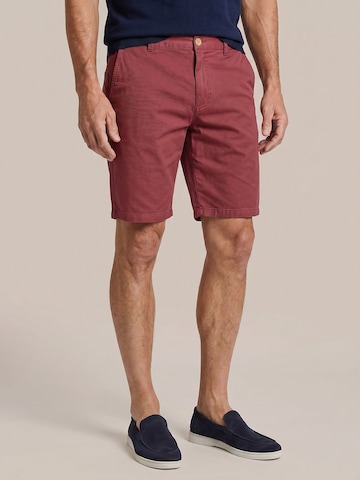 Suitable Slim fit Pants 'Ferdinand' in Red