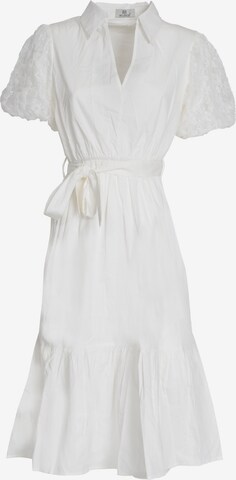 Influencer Платье-рубашка в Белый: спереди