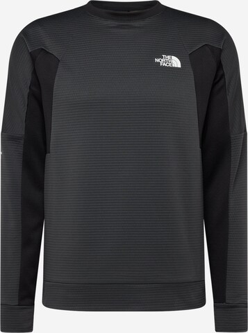 THE NORTH FACE Sport sweatshirt i grå: framsida