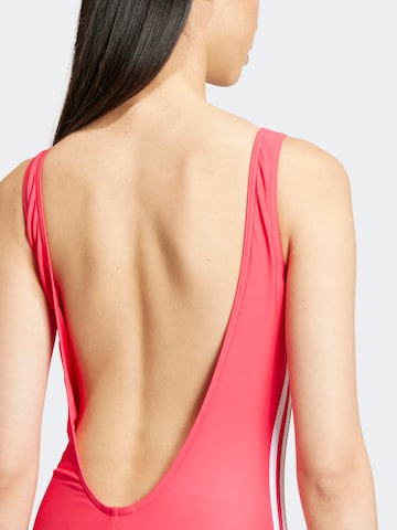 ADIDAS ORIGINALS Bustier Badeanzug 'Adicolor 3-Stripes' in Pink