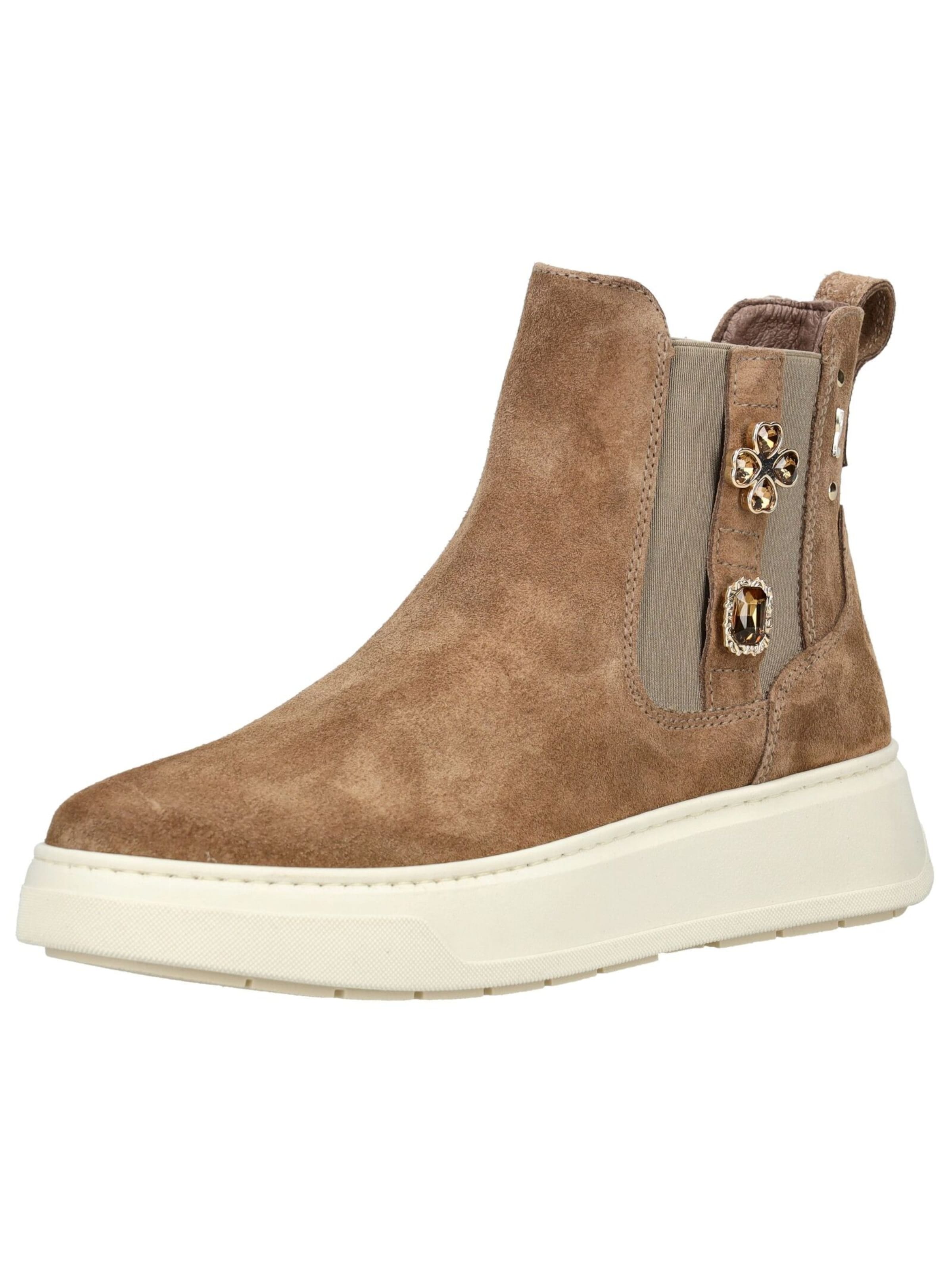 Chelsea Boots Nero Giardini en marron : devant