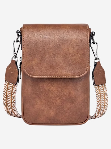 Magicshe Crossbody Bag in Brown: front