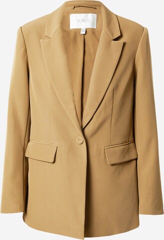 Y.A.S Blazer 'BLURIS' in Brown: front