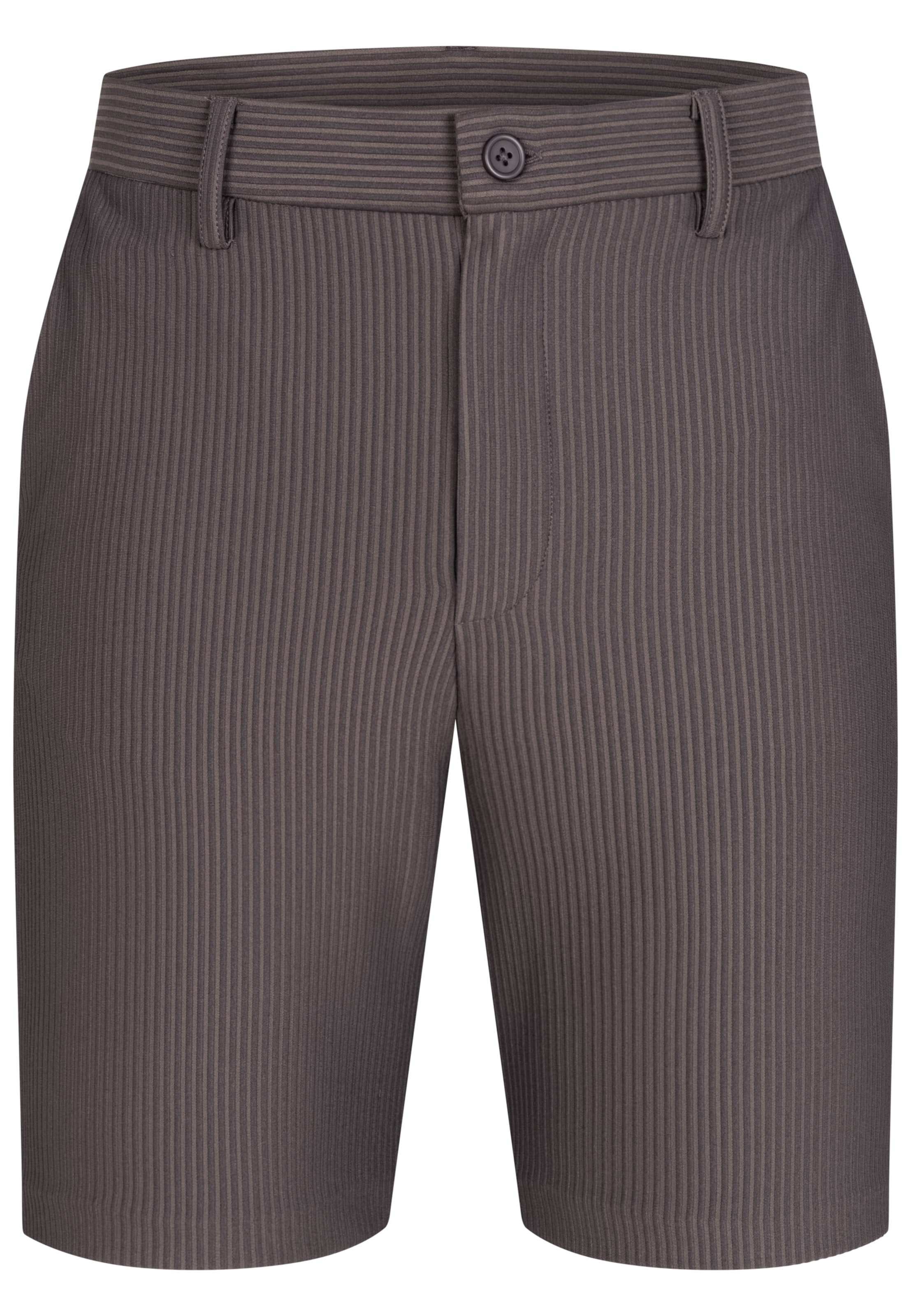 INDICODE JEANS Regular Shorts 'Gustiono' in Grau: Vorderseite