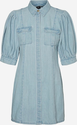 VERO MODA Shirt Dress in Blue: front