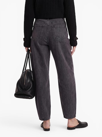 Hoermanseder Дънки Tapered Leg Дънки с набор в сиво