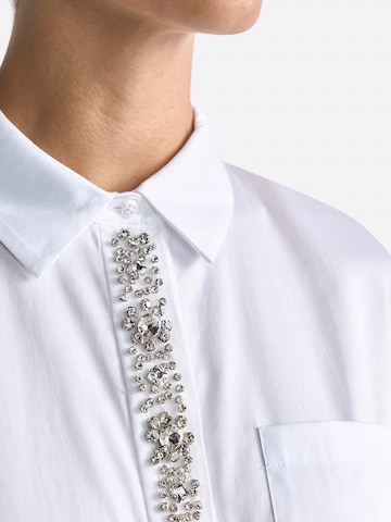 Chemisier Rich & Royal en blanc